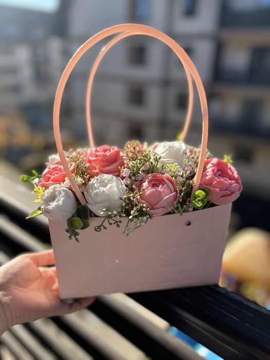 Buchet din flori de sapun