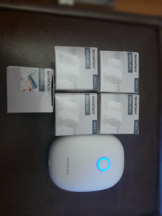 Imprimantă termică Sillercrest Alb/Negru penteu etichete