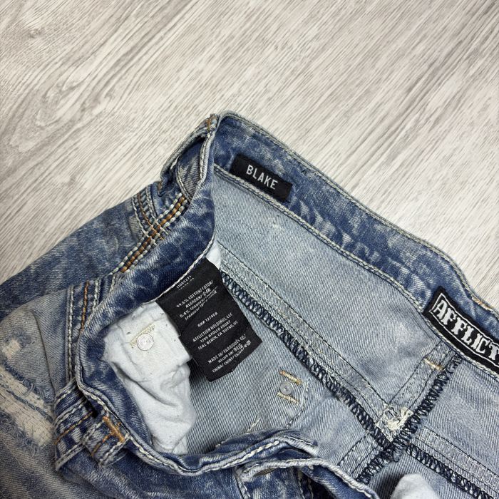 Affliction bootcut distressed jeans