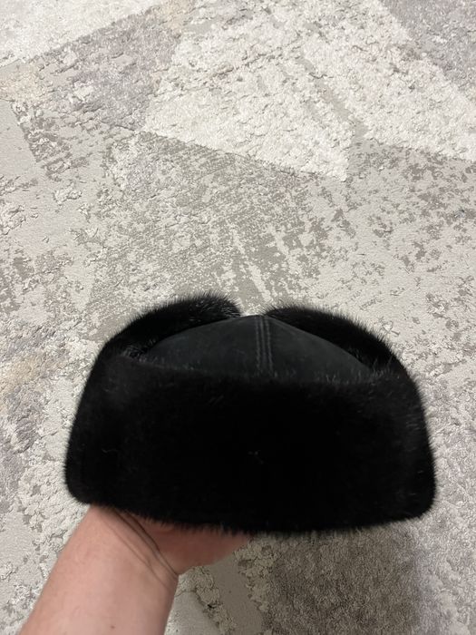 Норковая шапка ушанка
