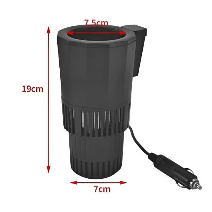 Термо чаша с дисплей, Държач за напитки, охладител/ нагревател, 12V