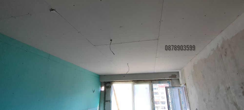 Монтаж на гипсокартон