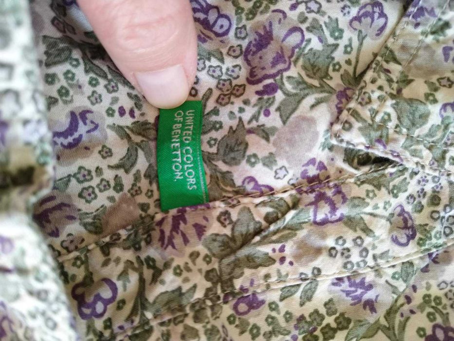 Риза на цветя Бенетон, размер М