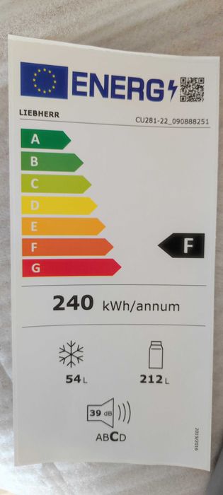 Хладилник с фризер Liebherr CU 281