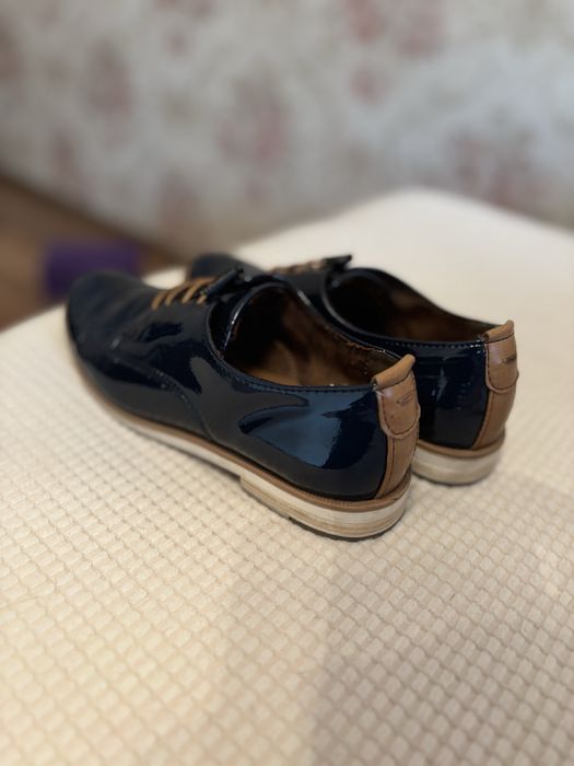 Туфли (лоферы) лакированные