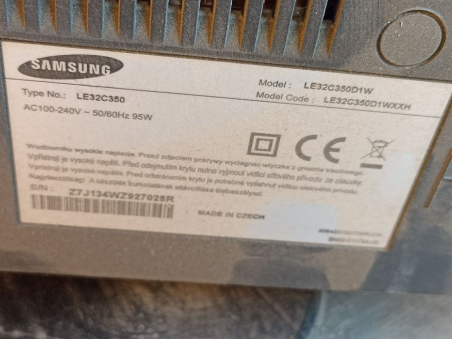 Счупен телевизор Samsung за части