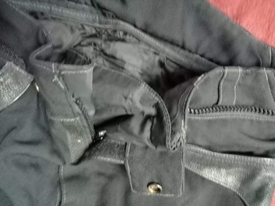 Pantaloni moto textil cu protecții, mărimea 52
