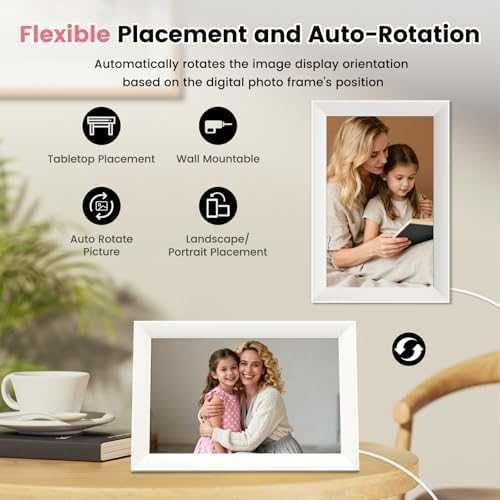 Нова 10.1" WiFi дигитална фоторамка IPS тъчскрийн 32GB Frameo снимки