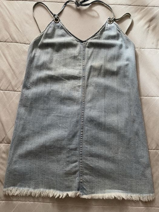 Rochie jeans  Berska cu spatele gol