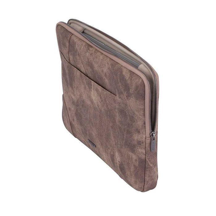 ^ Чехол для ноутбука RIVACASE 8904 beige Laptop sleeve 14" / 12