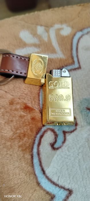 Зажигалка Слиток золото