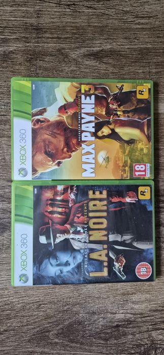 Vând Max Payne 3 si L.A.Noire Xbox 360