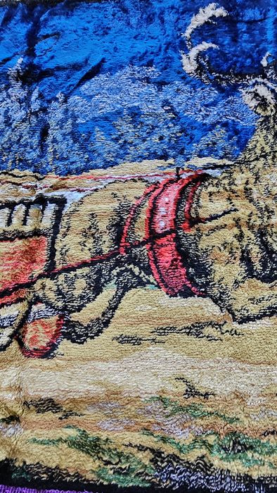 Ръчно бродирани карета, комплект за сервиране ковьор