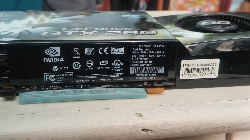 Nvidia Geforce GTX 260 1GB Ram