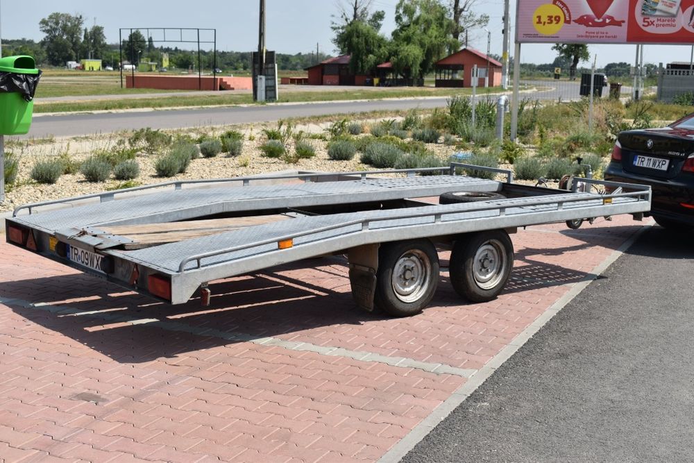 Remorca O2 DC14 platforma auto Witteveen R2030 4.20X2.15m 2000MMA