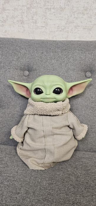 Jucărie Pluș Baby Yoda / Grogu Star Wars Mattel 28 cm - Originală