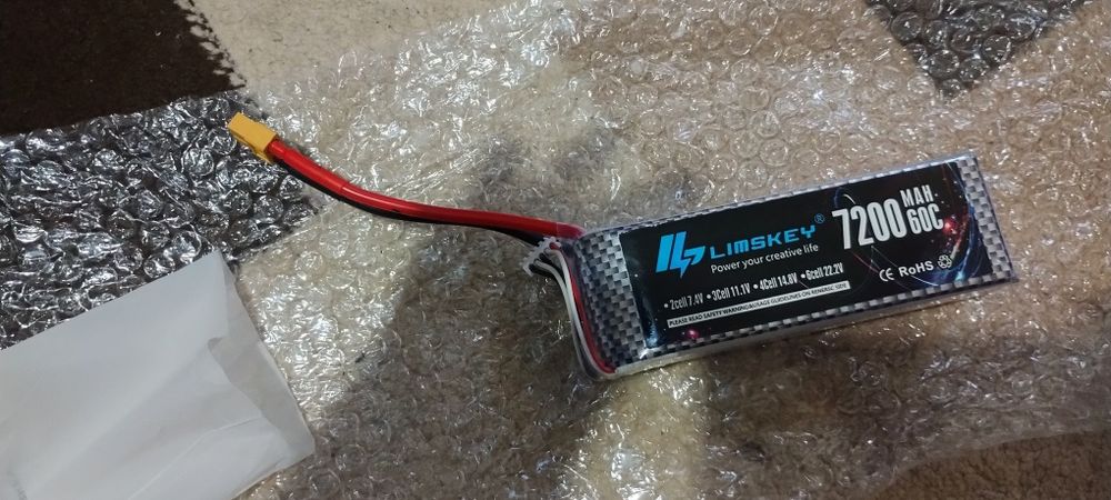 Baterie LiPo 3S-4S de 6500 - 7200mAh
