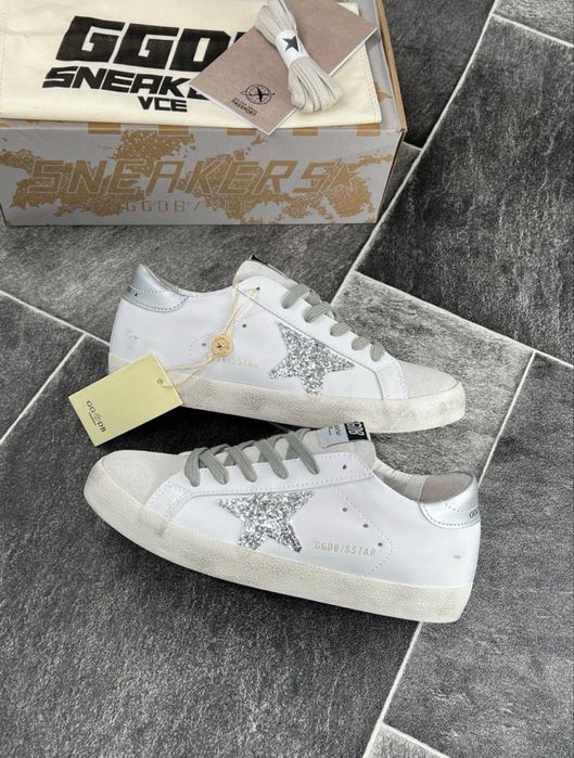 Sneakers Golden Goose Grey Sparkling Super Star - 36-40