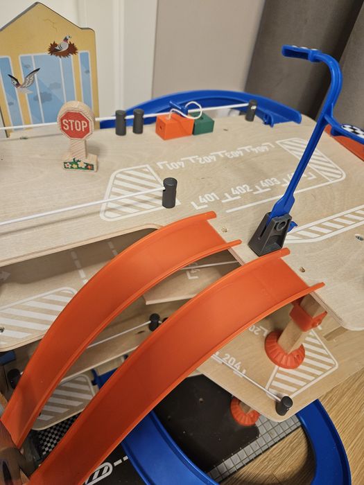 Дървена писта гараж Lidl, XXL