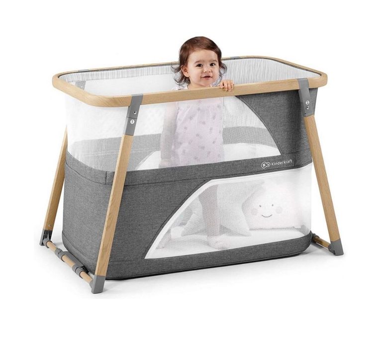 Бебешка сгъваема кошара KinderKraft