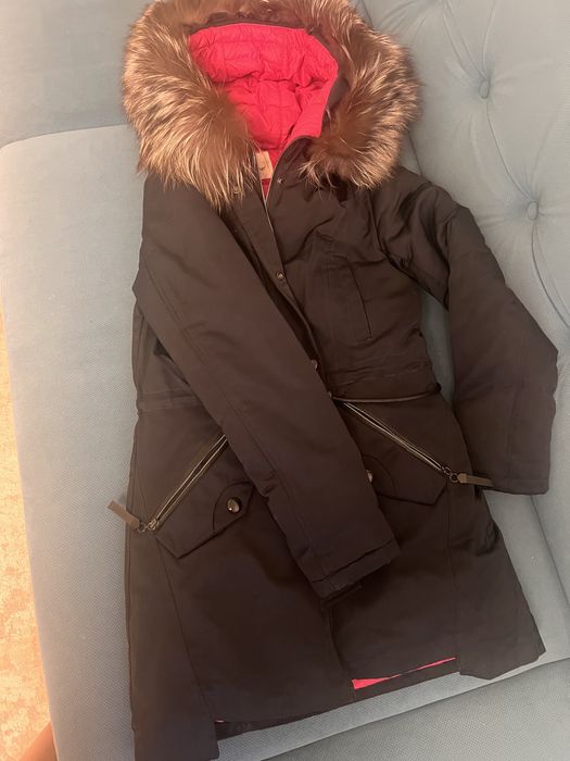 Парка с натуральным капюшоном