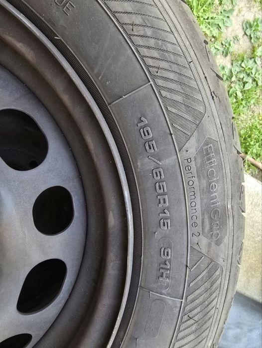 Set roți tablă | 4x108 | 195.65.15 | Citroen Peugeot PSA | Goodyear 23