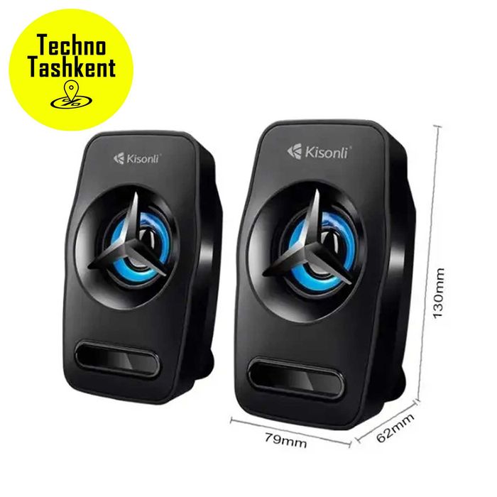Kомпьютерные колонки Kisonli L3030, RGB (Dostavka Bor)