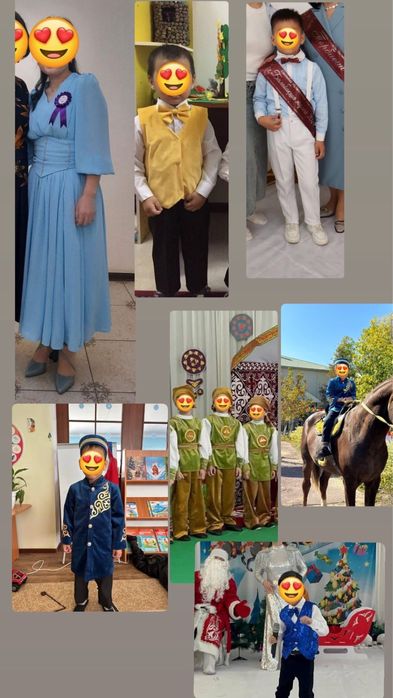 Ер баланың ұлттық киімдері, әйел көйлектері сатылады