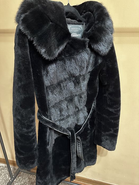 Шуба мутон норка