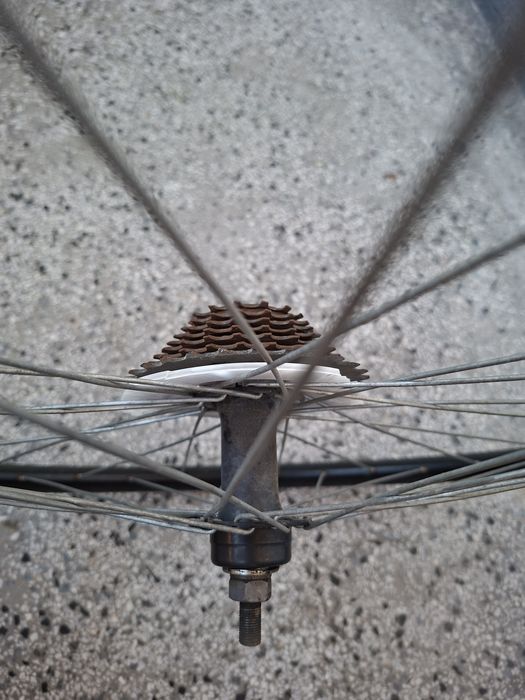Комплект задна Капла за велосипед 26" касета Shimano капла за колело гума Mitas/ Шимано