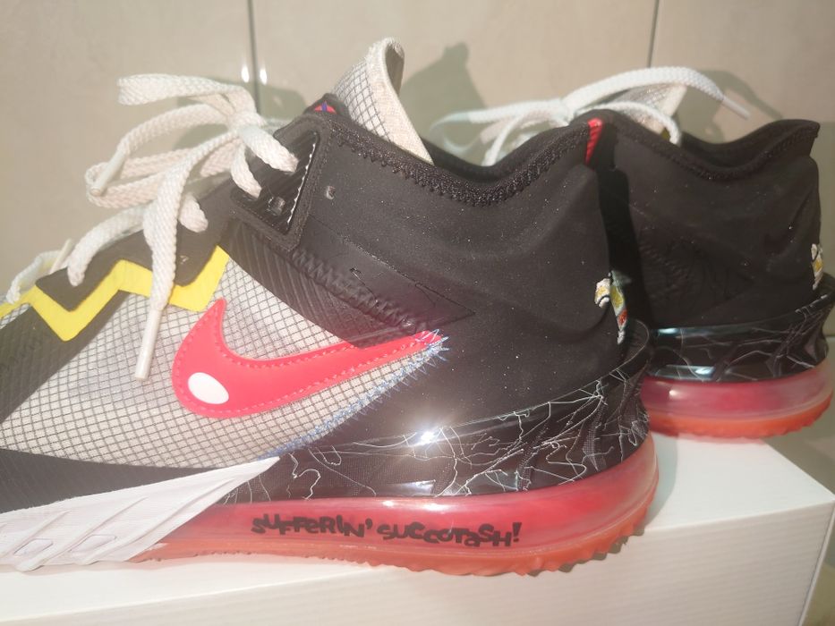 Papuci Basketball Nike Space Jam LeBron 18 Low "Sylvester vs Tweety"