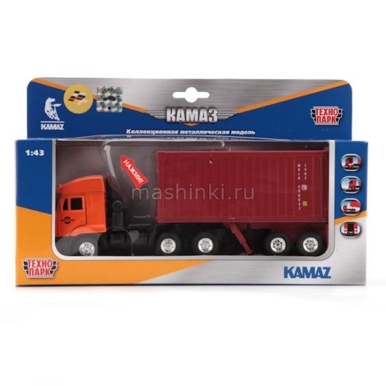 Игрушка Камаз Контейнеровоз 1/43
