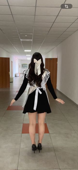 Школьный фартук выпускницы