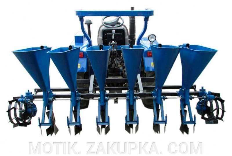 Semanatoare 6 randuri Tractor pentru usturoi si arpagic ceapa bulbi