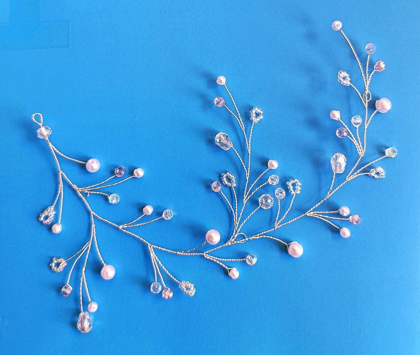 Булчинска украса за коса/ Сватбени аксесоари/ Бижута за коса