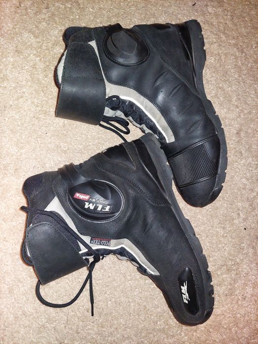 Ghete moto Polo FLM,piele naturala ,stare buna,marime 43