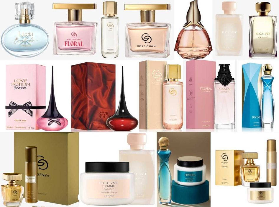 Giordani Gold, Volare, Divine, Love Potion, Eclat Femme - Oriflame / Орифлейм