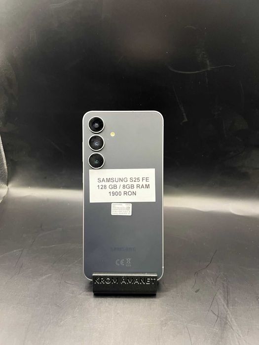 SAMSUNG S25 FE / NOU / 128 GB / 8GB RAM / 0 Cicluri / Garantie * Krom Amanet Margeanului *