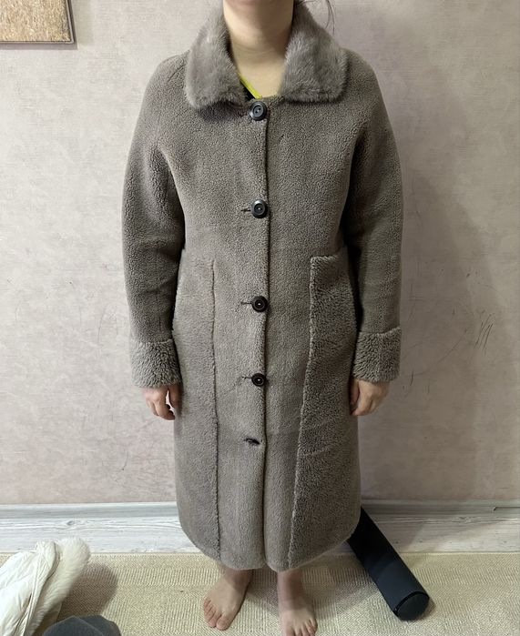 Пальто тедди теплый