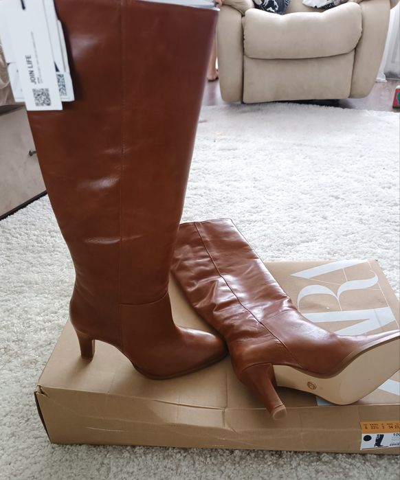 ZARA. Новые сапоги!