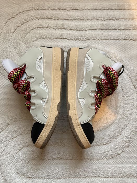 Lanvin Curb White Sneakers