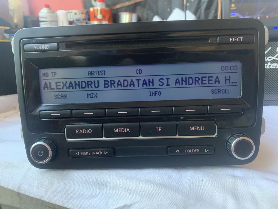 Radio cd, Mp3,AUX,Bluetouth RCD 310 Volkswagen, Skoda
