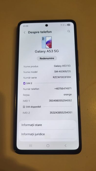 Samsung Galaxi A 53   5g