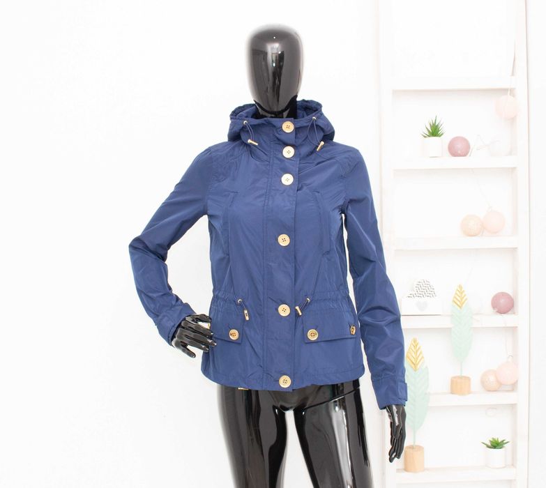 Michael Kors оригинално дамско яке синьо с качулка ветровка XS