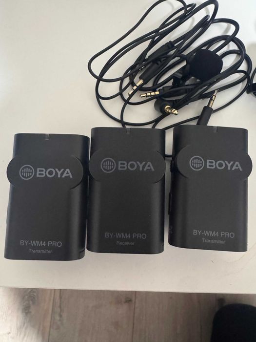 Безжичен микрофон с брошка Boya BY-WM4 Pro k2