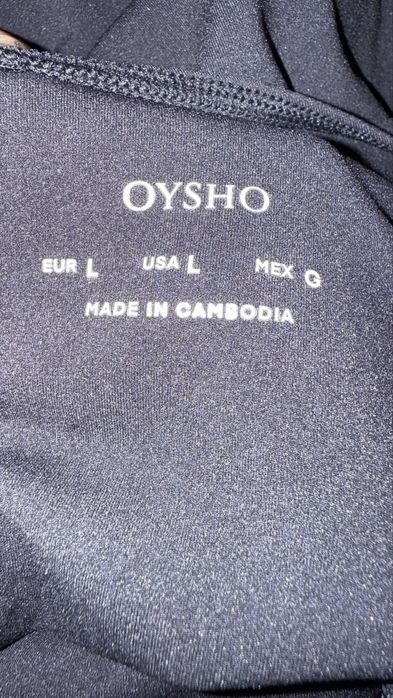 Salopetă sport modelatoare Oysho Compressive cu fermoar – Mărimea L (se potrivește M)