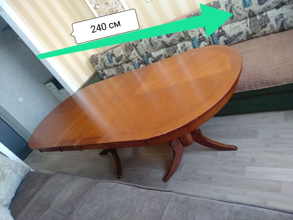 Стол со стульями 6 шт