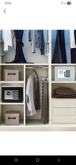 Сейф для дома и офиса 23×17×17