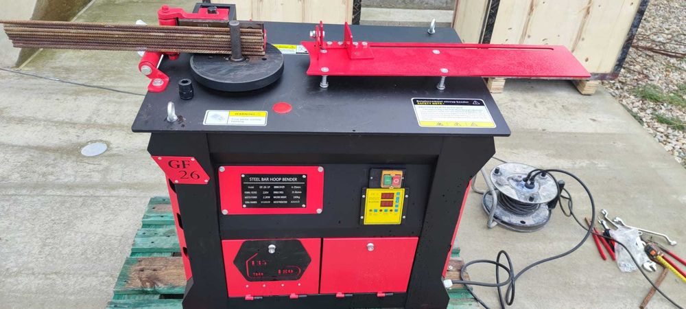 Mașină Fasonat Fier Beton 4-16mm – Nouă, cu Factură și Garanție