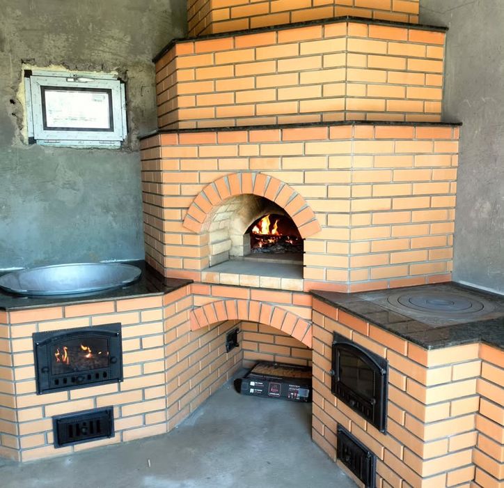 Барбекю печь комплекс зона